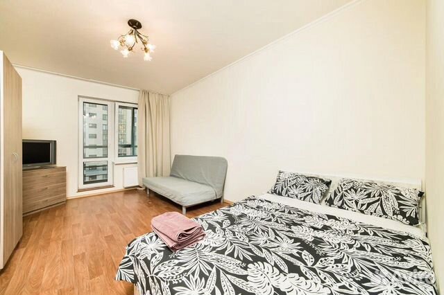 

Квартира-студия, 38 м², 1 кровать