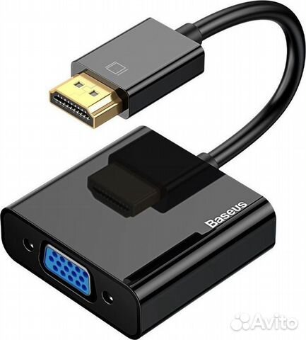 Конвертер Baseus hdmi - VGA (cahub-BH01) Конвертер Baseus hdmi - VGA (cahub-BH01)