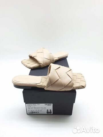 Кожаные шлепанцы Bottega Veneta