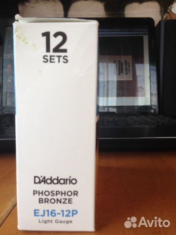 Струны для акустической гитары из США.12-53