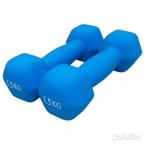 Гантели 0,5кг/ 1кг/ 1,5кг/ 2кг/ 3кг/ 4кг
