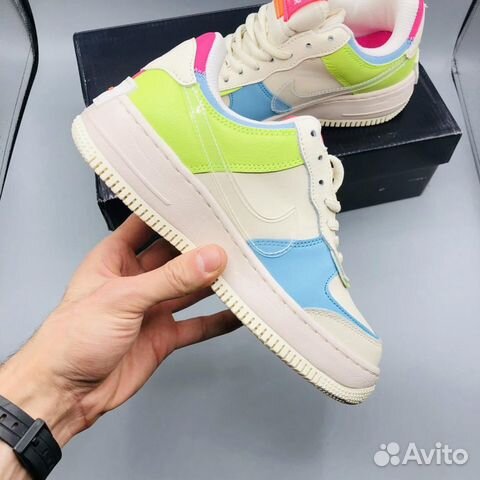 Кроссовки Nike Air Force 1 Low Shadow цветные Кроссовки Nike Air Force 1 Low Shadow цветные