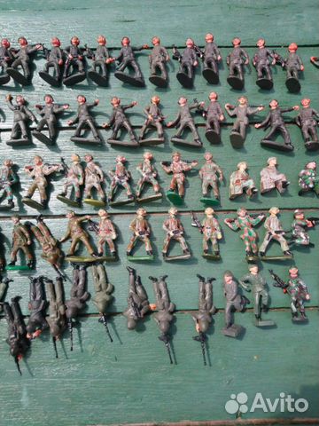 Солдатики гдр 70-80х годов, резина