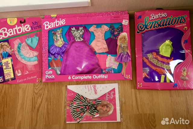 Наборы одежды для кукол Барби 90-х Наборы одежды для кукол Барби 90-х