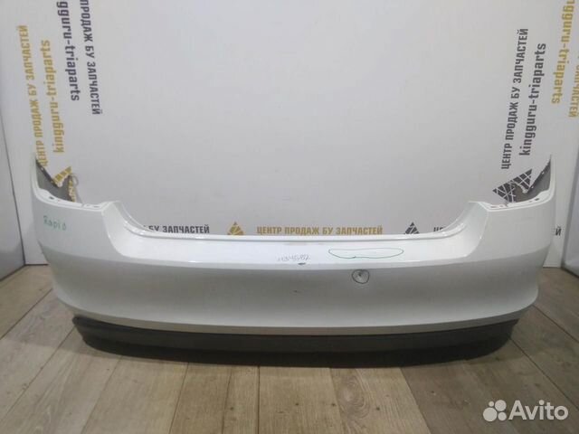 Бампер задний бу Skoda Rapid OEM 60U807421B