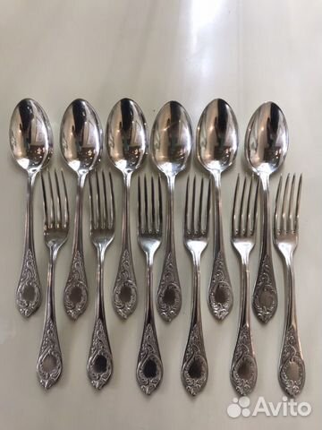 Столовое серебро. 875пр. зид. СССР. г Киев