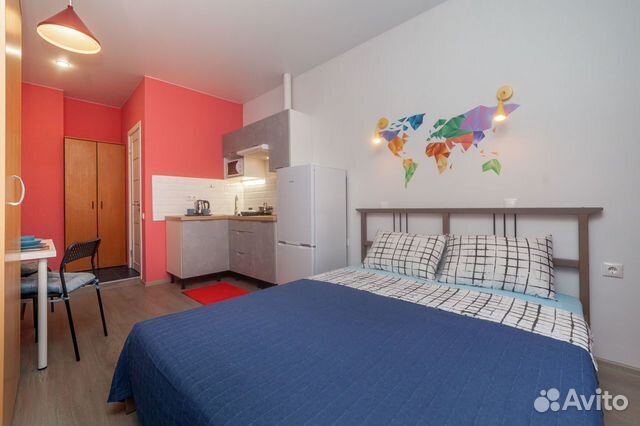 

Квартира-студия, 18 м², 1 кровать
