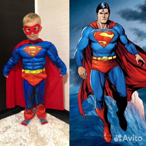 Костюм детский Супермен Superman карнавальный