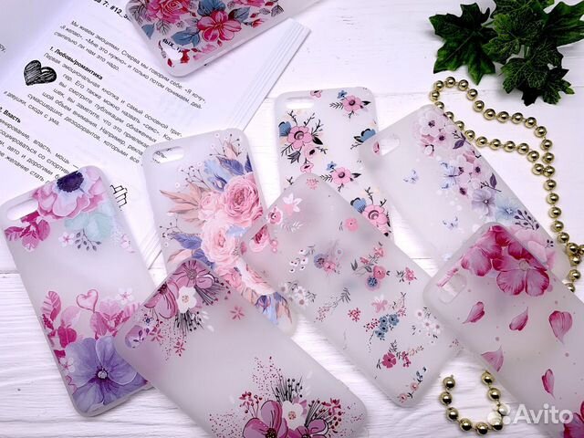 Силиконовый чехол на honor, samsung c принтом