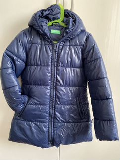Куртка benetton для девочки р 120 (s) 6-7 лет