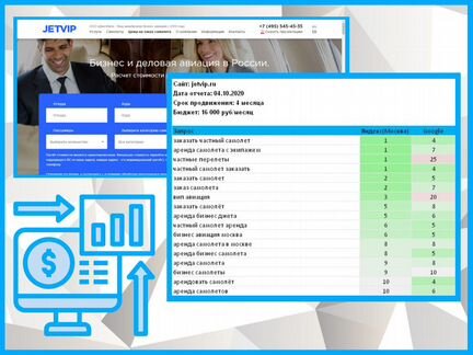 SEO продвижение, раскрутка сайтов в Яндекс и Гугл