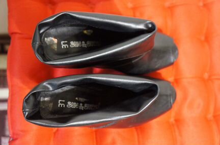 Ботильоны черные, летние, размер 37