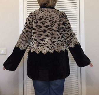 Шуба 52 размер, стриженый мутон, Alef