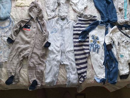 Вещи детские пакетом для мальчика от 3 месяцев