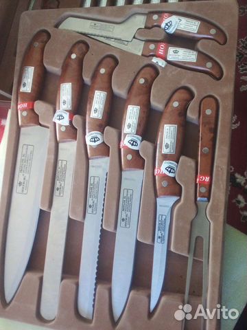 Подарочный набор ножей для барбекю, столовой