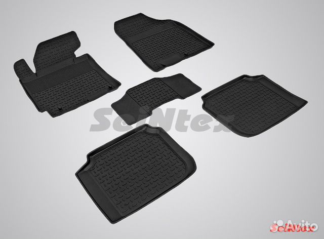Ковры резиновые на Kia Cerato с 2013-2018 г. в