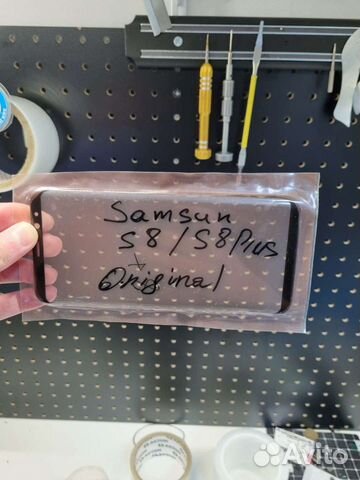 Стекло Samsung s8, s8 plus + бесплатная замена