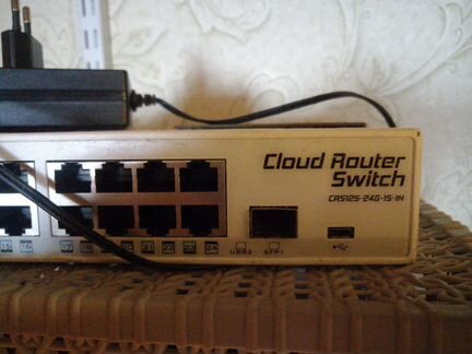 Роутер MikroTik CRS125-24G-1S-IN