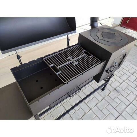 Барбекю гриль мангал печь под казан 4 в 1
