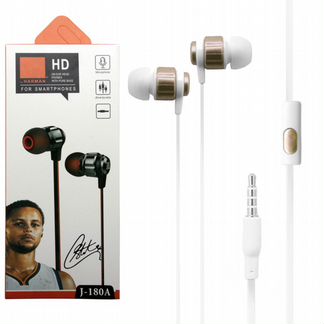 Стерео-гарнитура J180 белый/золотой