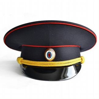 Фуражка Полиция габардин тулья 7,5 см