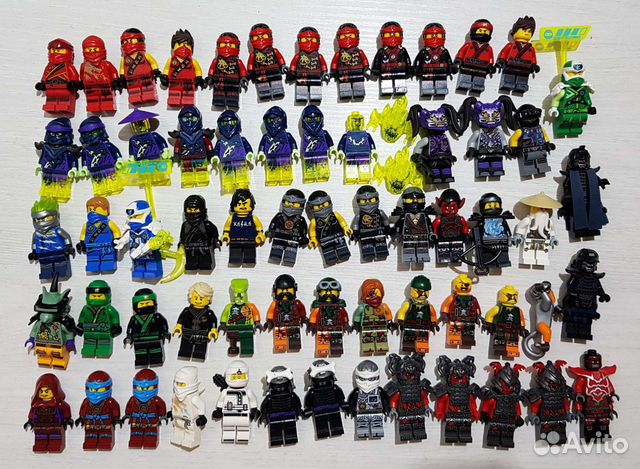 Lego ninjago минифигурки человечки ninja