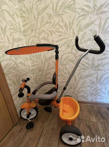 Трехколесный велосипед с тентом