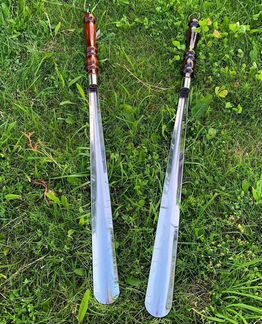 Ложка для обуви с деревянной ручкой