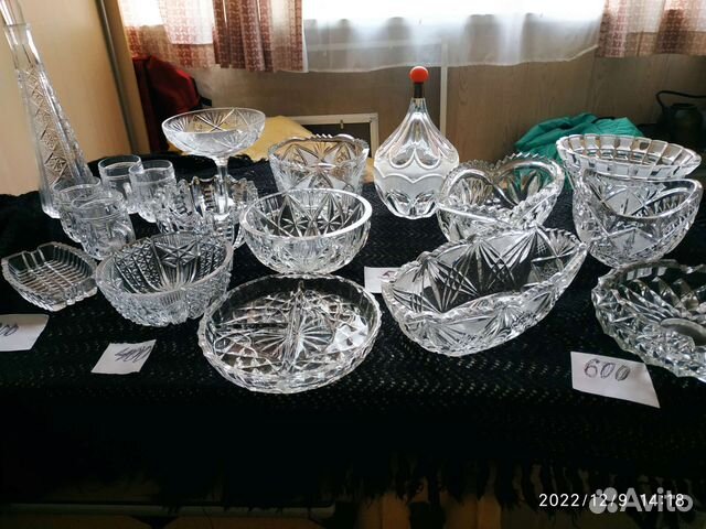 Хрустальная посуда СССР