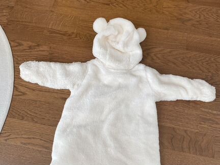 Костюм белый мишка для младенцев (3-8 месяца)