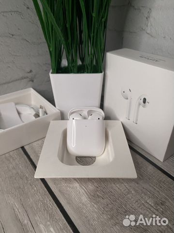 AirPods 2 Premium / Чехол + Гарантия