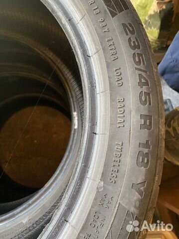 Continental 235/45 R18, 4 шт