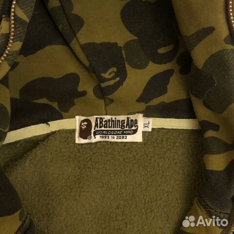 Зип худи bape zip hoodie