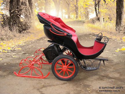 Двуколка для лошади