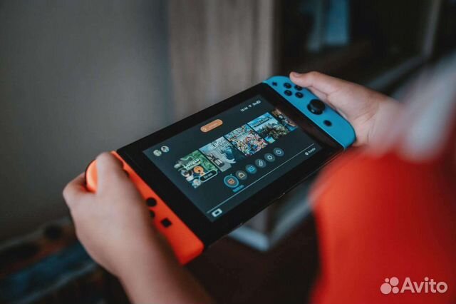 Nintendo Switch + игры + сумка чехол