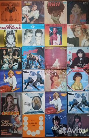 Винил пластинки: Отечественные и зарубежные певицы