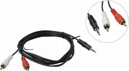 Кабель соединительный 3.5 Jack - 2xRCA 1.5м