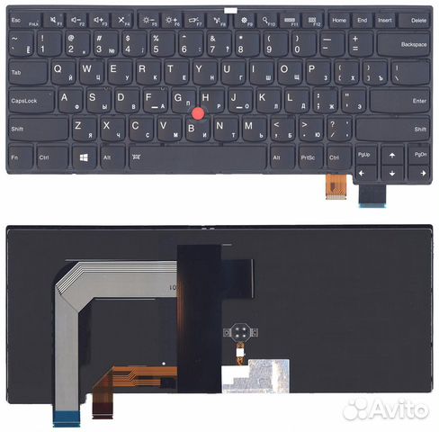 Клавиатура Lenovo Thinkpad T460S T470S черная