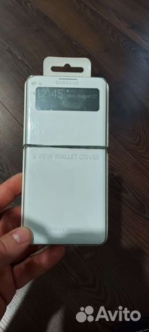 Чехол книжка белый на samsung s10 lite