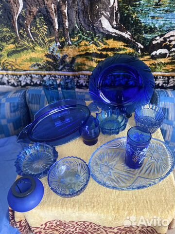 Синие стекло