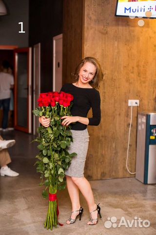 Высокие розы 120 см