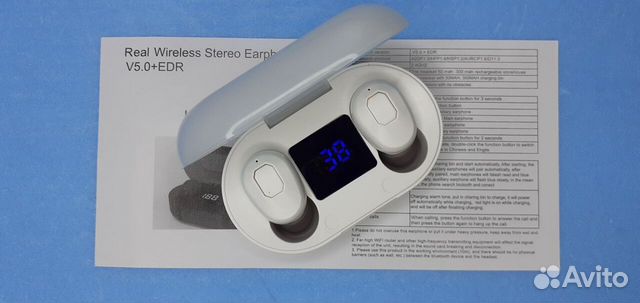 Наушники Вакуумные Беспроводные K5s ЖК дисплей