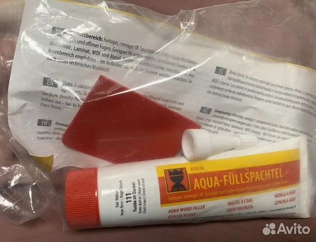 Шпаклевка Aqua Füllspachtel, 150g Tube цвет 111