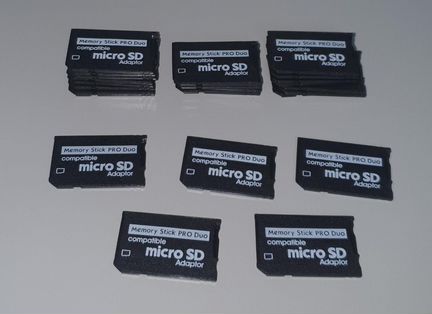 PSP Vita Переходник Memory Stick PRO DUO microSD