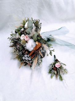 Букеты Сухоцвет - Свадебные, подарочные, для дома