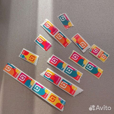 Наклейки магнит 26 шт