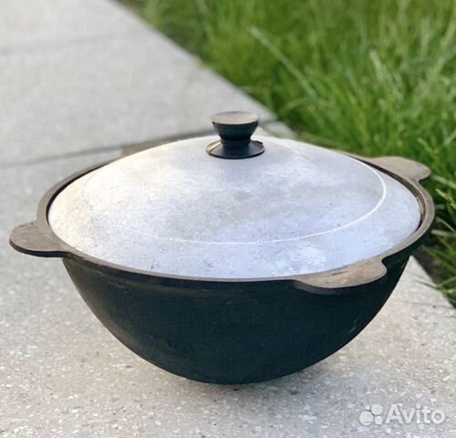 Казан чугунный yзбекcкий 16 литрoв