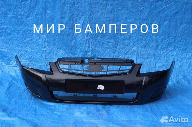Бампер LADA Priora в цвет чёрный