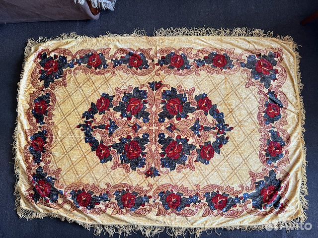 Скатерть покрывало плюш СССР