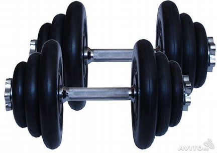 Гантели разборные MB Barbell 19 кг каждая